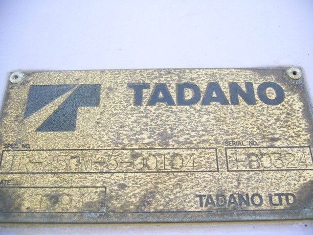 ขายรถเครน TADANO TR250M-5-FB0324