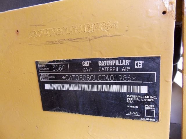 ขายรถแบคโฮ CAT 308DCR-HSA00321 รถนอก..ขายถูก