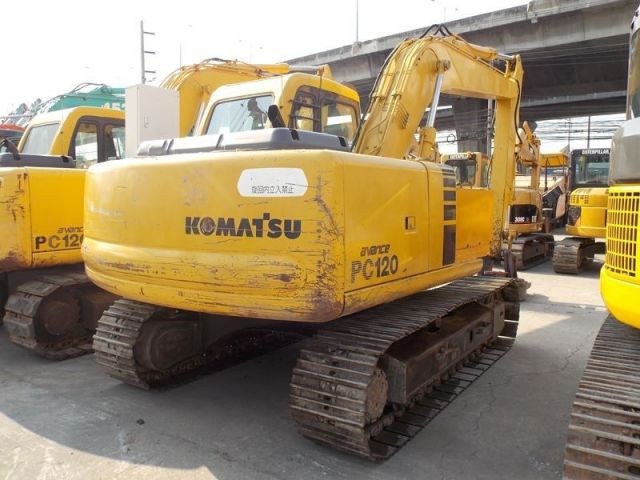 ขายรถแบคโฮพร้อมหัวแม่เหล็ก KOMATSU PC120-6 รถนอก..ขายถูก