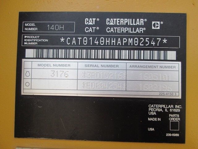 ขายรถเกรดถนน CAT140H AMP02547 รถนอก..ขายถูก