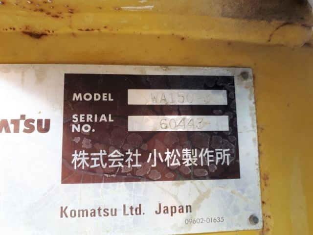 ขายรถตักล้อยาง KOMATSU WA150-3 นำเข้าจากญี่ปุ่น