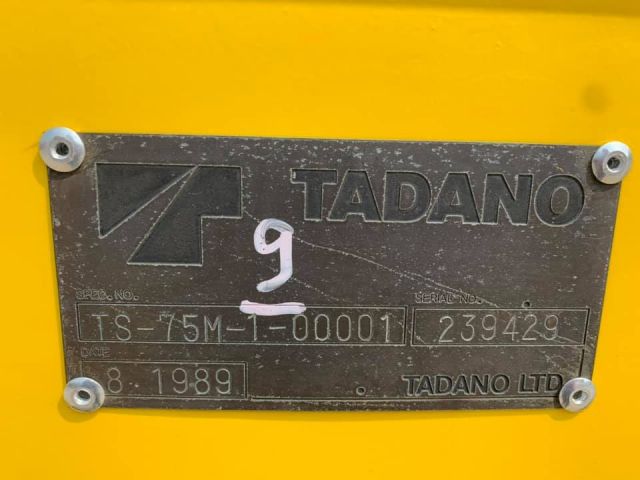 ขายรถเครนหกล้อขนาด 7 ตัน TADANO TS75M ปี 1989