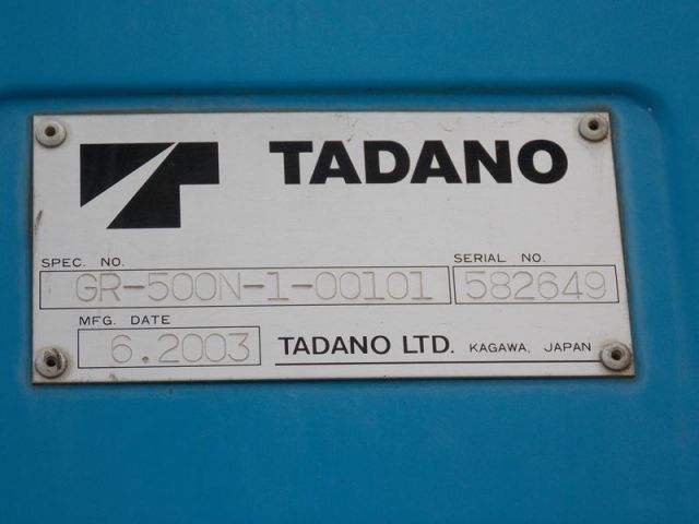 ขายรถเครนสี่ล้อ TADANO GR500N-1 เก่าญี่ปุ่นแท้ รถนอก..ขายถูก