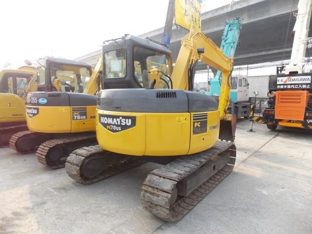 ขายรถแบคโค KOMATSU PC78US-6 เก่าญี่ปุ่นแท้ รถนอก..ขายถูก