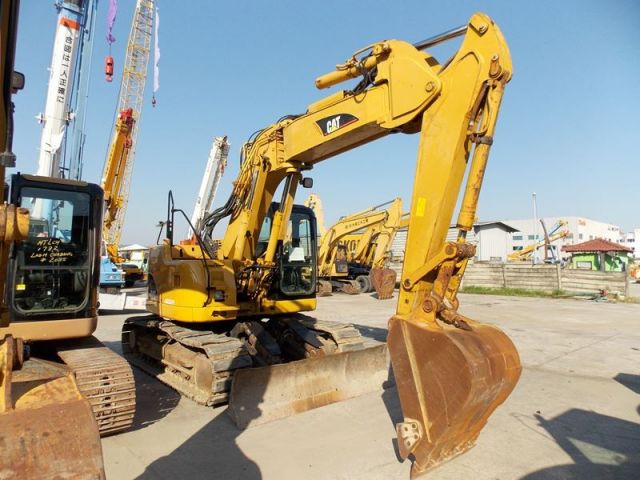 ขายรถแบคโฮ CAT 313CSR ออฟเซทบูม มีผานดันหน้า นำเข้าจากญี่ปุ่นแท้