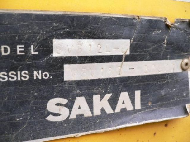 รถบดถนน SAKAI SV512D-E, YEAR 2005