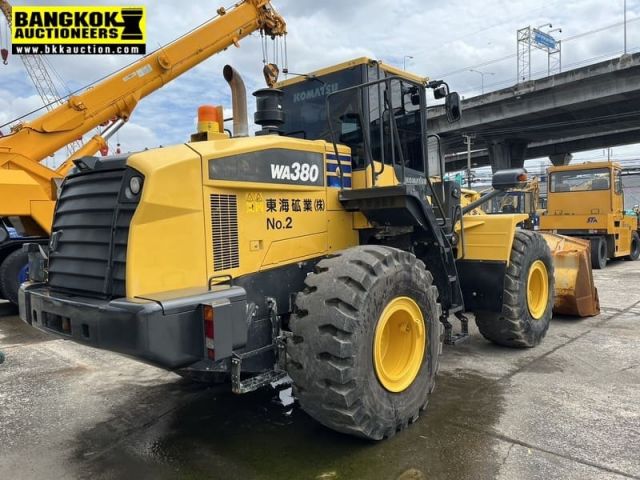 ขายรถตักล้อยาง KOMATSU WA380-7 เก่านอก นำเข้าจากประเทศญี่ปุ่น ไม่เคยใช้งานในเมืองไทย