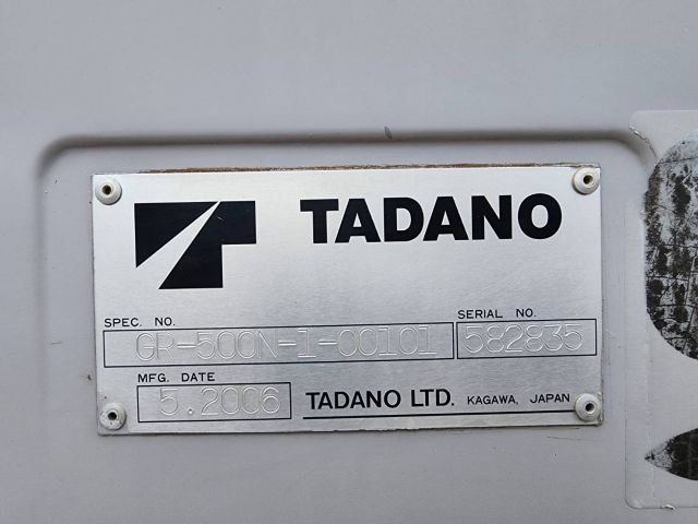 ขายรถเครน 50 ตัน TADANO GR500N-1 สภาพสวยกริ็บ นำเข้าจากญี่ปุ่น ราคาเบาๆ
