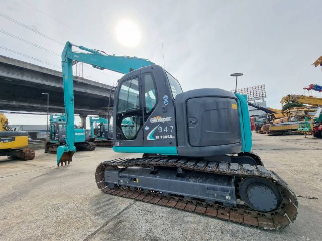 ขายรถแบคโคบูมยาว KOBELCO SK135SR นำเข้าจากญี่ปุ่น บูมยาว 14 เมตร