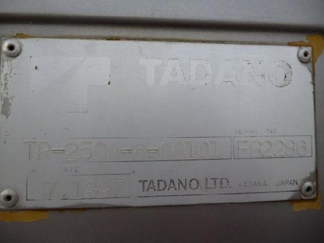 ขายรถเครน TADANO TR250M-6 FB2286 ปี 1997