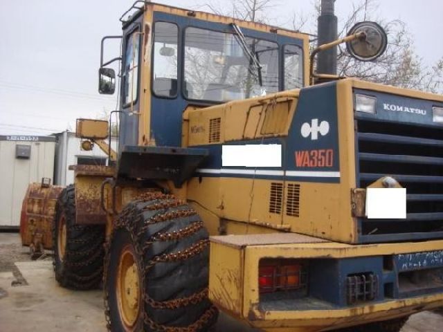 ขายรถตักล้อยาง KOMATSU WA350-1