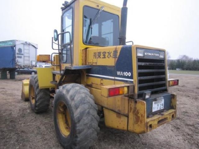 ขายรถตักล้อยาง KOMATSU WA100-1-30551 1988Y