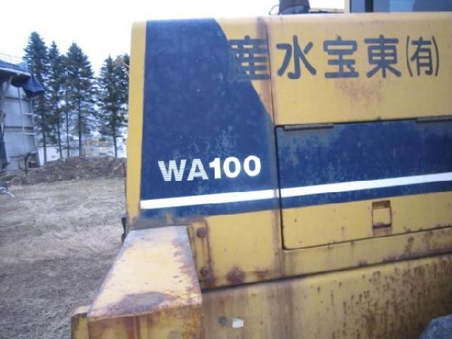 ขายรถตักล้อยาง KOMATSU WA100-1-30551 1988Y