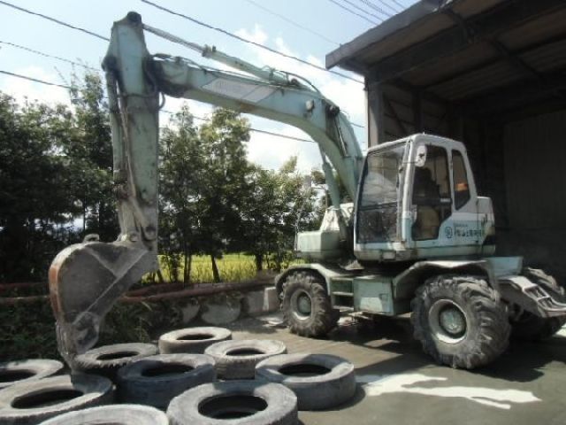 ขายรถแบคโฮล้อยาง KOBELCO SK100W-1 YE-01255 1990yr