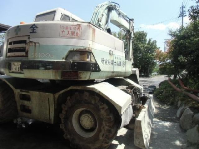 ขายรถแบคโฮล้อยาง KOBELCO SK100W-1 YE-01255 1990yr