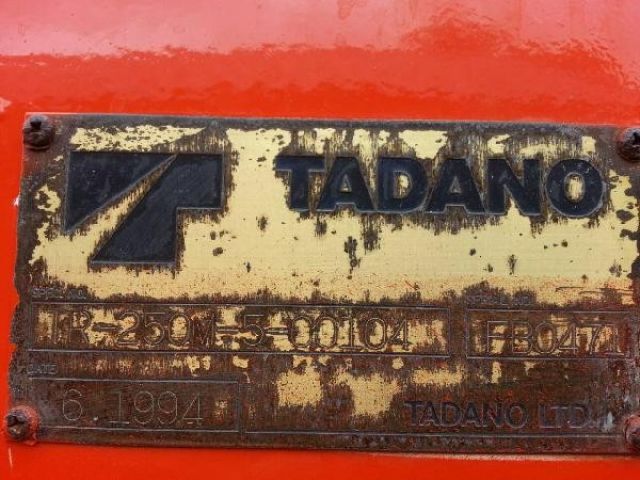 ขายรถเครน TADANO TR250M-5 FB0471 1994Y
