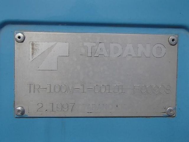ขายรถเครน TADANO TR100M-1-FC0908 1997Y