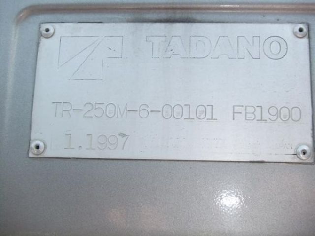 ขายรถเครน TADANO TR250M-6-FB1900 1997Y‏