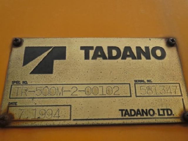 ขายรถเครน TADANO TR500M-2-581347