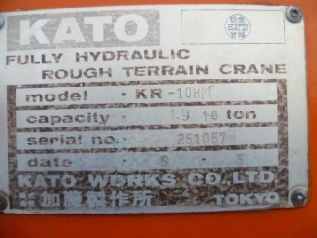 ขายรถเครน KATO KR10HM (MR100M) 1993yr