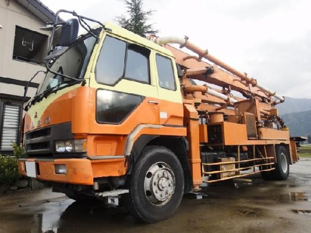 ขายรถยิงปูน Mitsubishi Concrete pump truck DC-SL1000BD