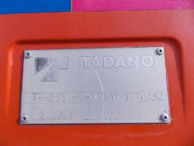 ขายรถเครนสี่ล้อ TADANO TR250M-6-FB1932‏