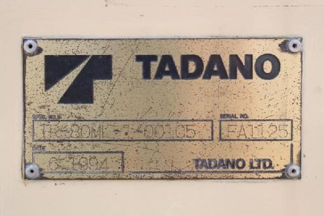 ขายรถเครน TADANO TR80M-1-FA1125 1994Y