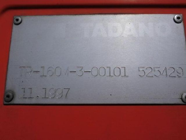 ขายรถเครน TADANO TR160-3-525429