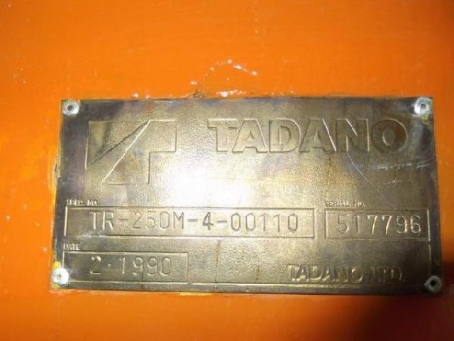 ขายรถเครน TADANO TR250M-4-517796 1990Y.
