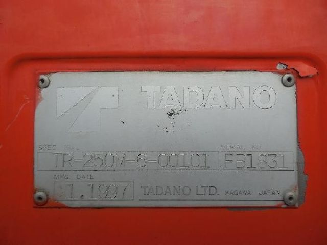 ขายรถเครน TADANO TR-250M-6 FB1831 1997Y