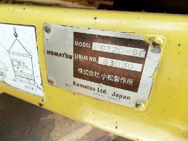 ขายรถแบคโฮ KOMATSU PC120-6E-53030