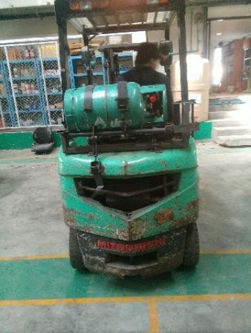 ขายแล้วค่ะ ฟอล์คลิฟท์ราคาถูก MITSUBISHI FGE15T S/N:F25C-58311 แค่แสนกว่าบาท