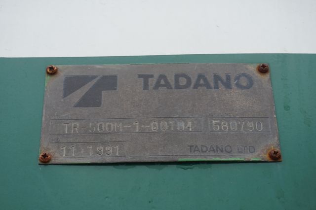 ROUGH TERRAIN TADANO TR-500M-1