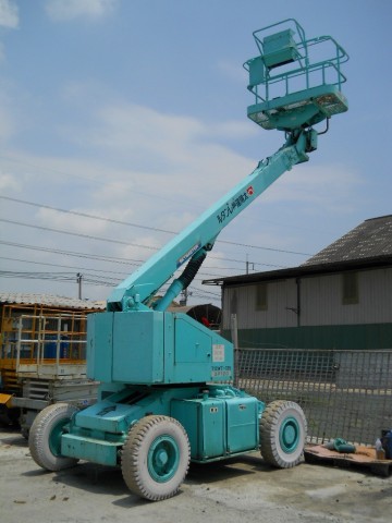 ขาย รถกระเช้ายก12เมตร250kg. ยี่ห้อAICHI รุ่นSKYMASTER SP120 ของญี่ปุ่น www.nihonmono.com