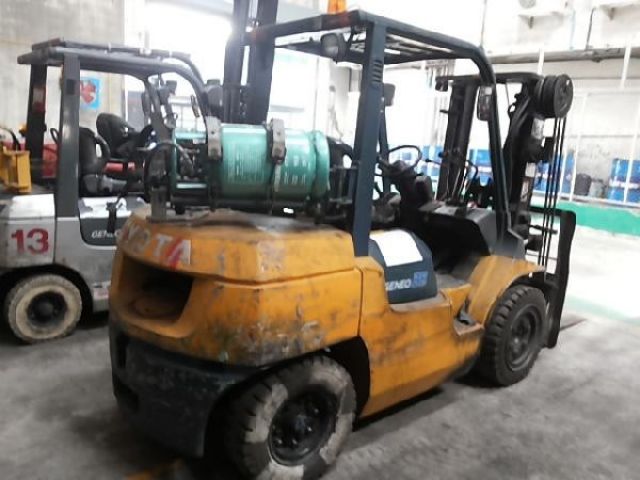 ขาย! รถโฟคลิฟท์นำเข้า มือสอง TOYOTA / 02-7FG35 / A71GK40-30348 / ปี2003 / 14584ชม /