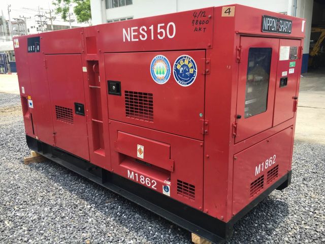 Nippon Sharyo NES-150SHE : เครื่องปั่นไฟ 150kva *Japan โทร. 080-6565422 (หนิง)