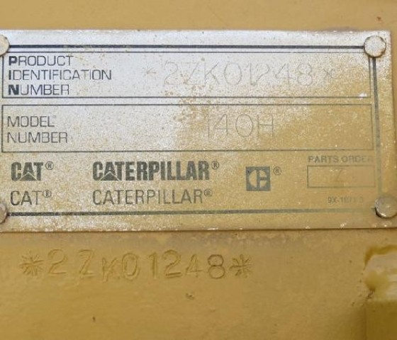 รถเกรด Caterpillar 140H #2ZK01248 13,362hrs